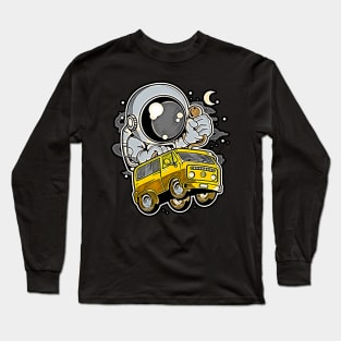 Astronaut Car Racer • Funny And Cool Sci-Fi Cartoon Drawing Design Great For Any Occasion And For Everyone Long Sleeve T-Shirt